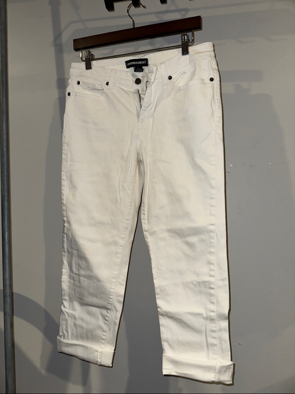 White Cropped Jeans for Women